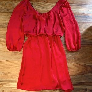 2/$10 ♥️ Red Satin Dress